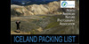 Iceland Packing List