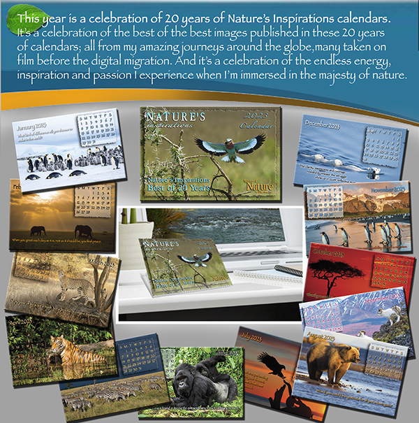 2023 Nature's Inspirations Calendar - The Best of 20 Years!